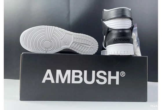 Black Nike Ambush White CU7544-001 High Dunk 0826